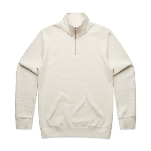 ECRU stencil-half-zip-crew-ecru